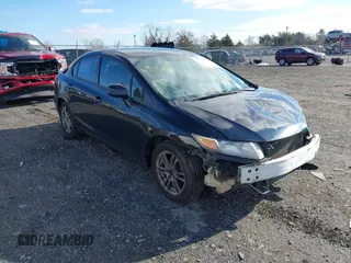 2012 Honda Civic Sdn LX with VIN 19XFB2F56CE104670, listed as a IAAI auction lot 41137265 with 247,887 mi miles. Bid and sale history available at carsss.com. Image 1.