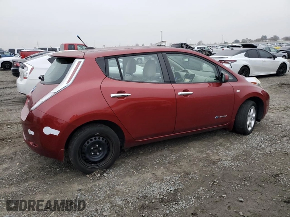 2011 Nissan LEAF SL with VIN JN1AZ0CP2BT003585, listed as a Copart auction lot 86000014 with 95,916 mi miles and Clean Title. Bid and sale history available at carsss.com. Image 3.