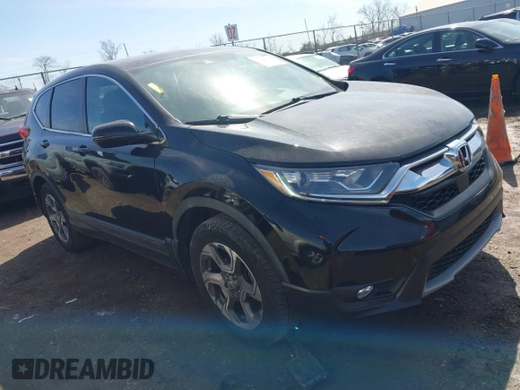 2019 Honda CR-V EX with VIN 7FARW2H56KE006797, listed as a IAAI auction lot 41843263 with 101,055 mi miles. Bid and sale history available at carsss.com. Image 1.