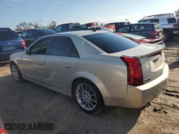 2007 Cadillac CTS with VIN 1G6DP577X70135657, listed as a Copart auction lot 74040164 with 0 mi miles and Salvage Title. Bid and sale history available at carsss.com. Image 2.
