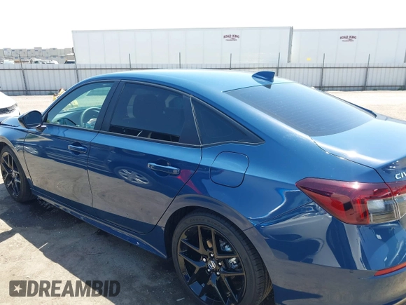 2025 Honda Civic Sport with VIN 2HGFE2F58SH582780, listed as a IAAI auction lot 42360120 with 1,562 mi miles and . Bid and sale history available at DreamBid. Image 15.