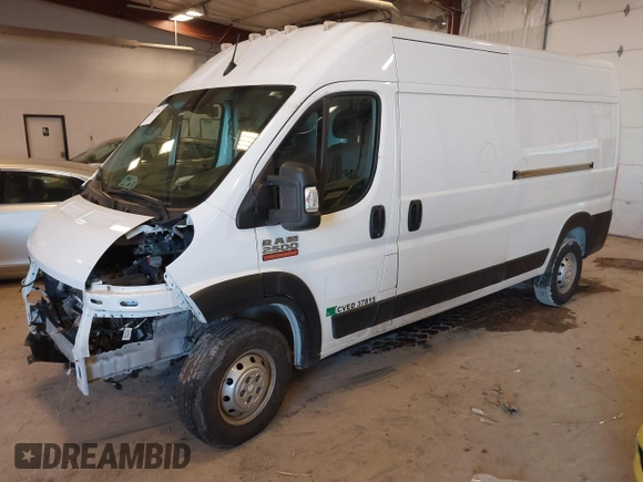2022 Ram ProMaster Cargo with VIN 3C6LRVDG8NE123381, listed as a IAAI auction lot 41719262 with 123,655 mi miles and . Bid and sale history available at DreamBid. Image 17.