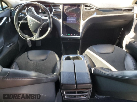 2013 Tesla Model S with VIN 5YJSA1CGXDFP21051, listed as a Copart auction lot 48377775 with 125,472 mi miles and Salvage Title. Bid and sale history available at carsss.com. Image 8.