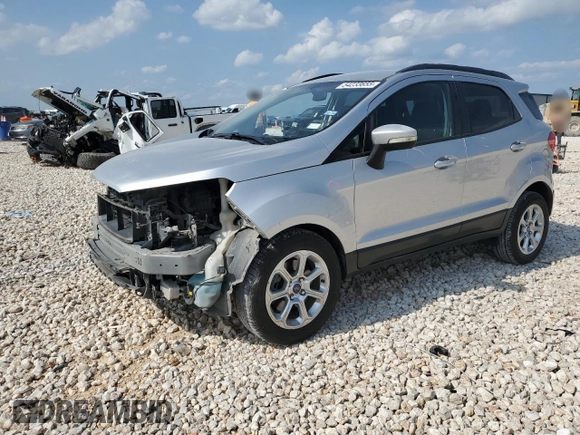 2018 Ford EcoSport SE with VIN MAJ3P1TE0JC175618, listed as a Copart auction lot 54233655 with 124,033 mi miles and Salvage title. Bid and sale history available at DreamBid. Image 1.