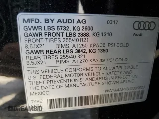 2018 Audi SQ5 Premium Plus with VIN WA1A4AFY8J2008827, listed as a Copart auction lot 70722004 with Not Provided miles and Salvage Title. Bid and sale history available at DreamBid. Image 13.