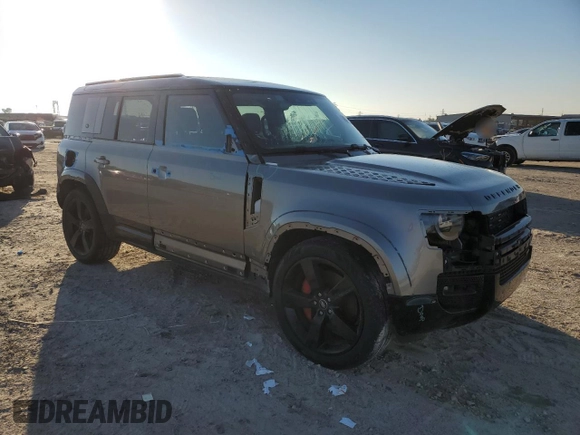 2023 Land Rover Defender X-Dynamic SE with VIN SALE2EEU1P2129252, listed as a Copart auction lot 45420325 with 12,382 mi miles and Salvage Title. Bid and sale history available at DreamBid. Image 4.