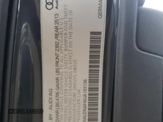 2018 Audi A4 Premium z VIN WAUDNAF46JA193136, wystawiony jako Copart lot #53395105 z przebiegiem Nie podano mil oraz Szkoda całkowita • Salvage title. Historia ofert i sprzedaży dostępna na DreamBid. Obrazek 13.