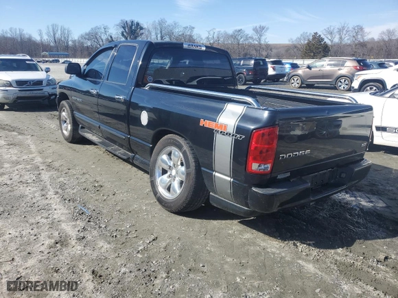 2004 Dodge Ram 1500 SLT with VIN 1D7HA18DX4J234763, listed as a Copart auction lot 44801275 with NaN miles and Salvage Title. Bid and sale history available at carsss.com. Image 2.