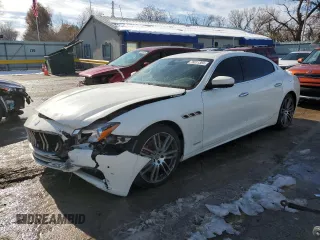 2017 Maserati Quattroporte z VIN ZAM56RRL5H1206129, wystawiony jako Copart lot #78311383 z przebiegiem 76 978 mil mil oraz . Historia ofert i sprzedaży dostępna na DreamBid. Obrazek 1.
