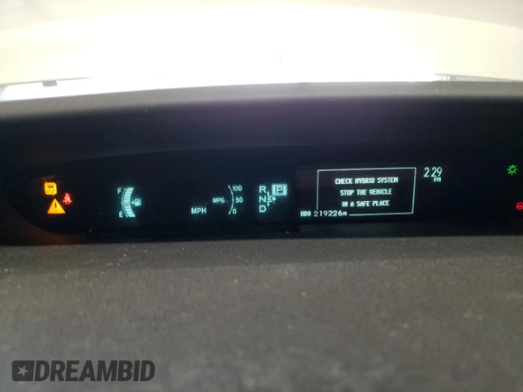 2014 Toyota Prius Four with VIN JTDKN3DU3E1765746, listed as a Copart auction lot 42746395 with 219,226 mi miles and Salvage Title. Bid and sale history available at carsss.com. Image 9.