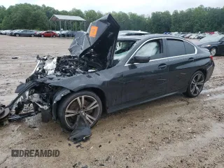 2020 BMW 3 Series 330i with VIN 3MW5R1J08L8B04954, listed as a Copart auction lot 62795395 with Not provided miles and Salvage title. Bid and sale history available at DreamBid. Image 1.
