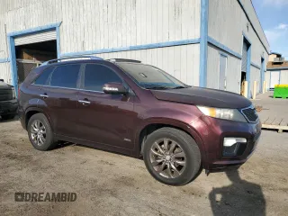 2013 Kia Sorento SX with VIN 5XYKWDA25DG384405, listed as a Copart auction lot 51338295 with 143,867 mi miles and Salvage Title. Bid and sale history available at carsss.com. Image 4.