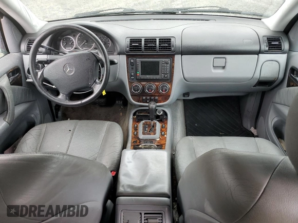 2005 Mercedes-Benz M-Class 3.7L with VIN 4JGAB57E25A518203, listed as a Copart auction lot 43135394 with 202,773 mi miles and Salvage Title. Bid and sale history available at carsss.com. Image 8.