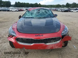 2020 Kia Stinger GT with VIN KNAE35LC4L6079560, listed as a Copart auction lot 72028704 with 50,434 mi miles and Salvage Title. Bid and sale history available at DreamBid. Image 5.