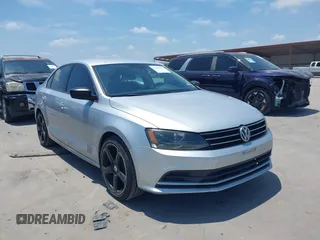 2015 Volkswagen Jetta S with VIN 3VW2K7AJ8FM217026, listed as a IAAI auction lot 42395393 with 181,789 mi miles and . Bid and sale history available at DreamBid. Image 1.