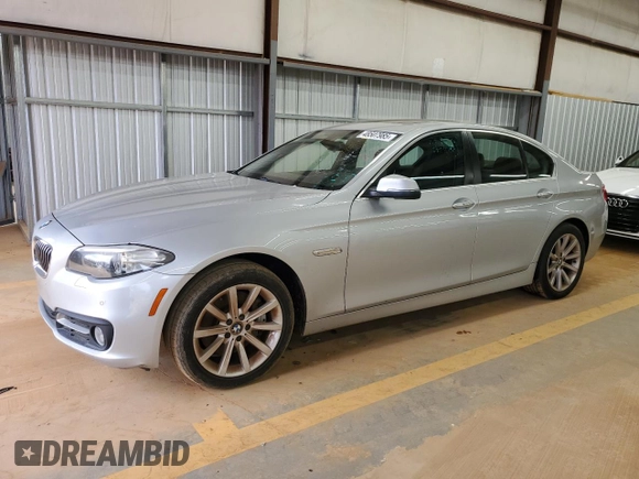 2015 BMW 5 Series 535i with VIN WBA5B1C51FD919789, listed as a Copart auction lot 48507985 with 172,474 mi miles and Clean Title. Bid and sale history available at carsss.com. Image 1.