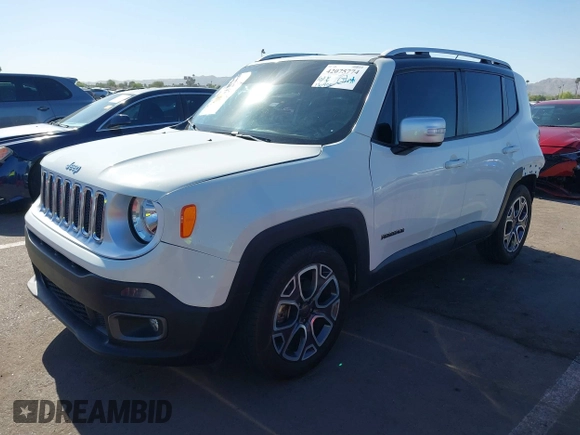 2016 Jeep Renegade Limited with VIN ZACCJADTXGPC58910, listed as a IAAI auction lot 42075774 with 130,954 mi miles and . Bid and sale history available at DreamBid. Image 2.