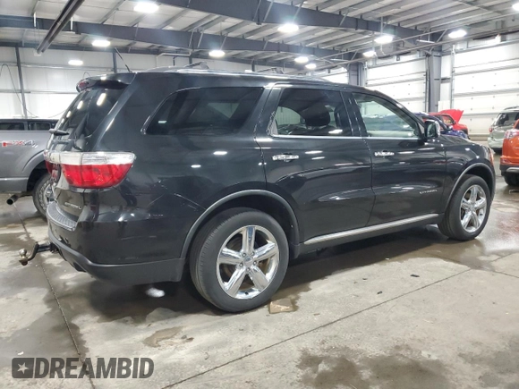 2012 Dodge Durango Citadel z VIN 1C4RDJEG4CC170002, wystawiony jako Copart lot #50833975 z przebiegiem 215 139 mil mil oraz Szkoda całkowita • Salvage title. Historia ofert i sprzedaży dostępna na DreamBid. Obrazek 3.