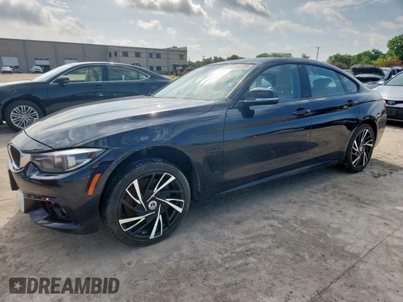 2019 BMW 4 Series 430i xDrive z VIN WBA4J3C5XKBL05940, wystawiony jako Copart lot #64840735 z przebiegiem 175 637 mil mil oraz Czysty tytuł • Clean title. Historia ofert i sprzedaży dostępna na DreamBid. Obrazek 1.