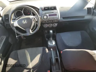 2007 Honda Fit Sport with VIN JHMGD38687S067651, listed as a Copart auction lot 46173555 with 170,784 mi miles and Salvage Title. Bid and sale history available at carsss.com. Image 8.