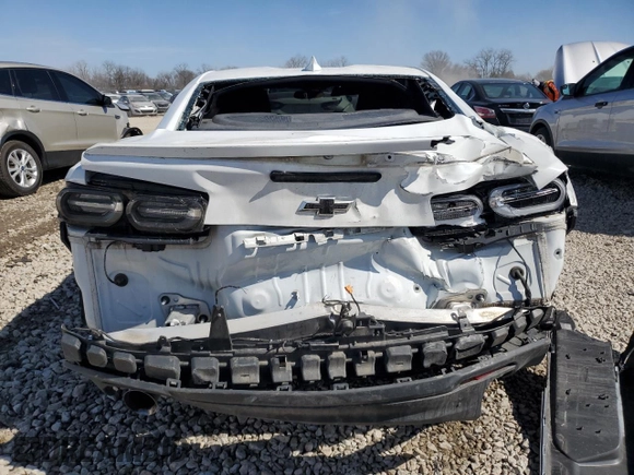 2021 Chevrolet Camaro 1LT with VIN 1G1FB1RX7M0106843, listed as a Copart auction lot 49302105 with 94,890 mi miles and Salvage Title. Bid and sale history available at carsss.com. Image 6.