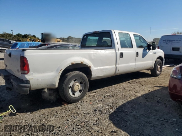 2006 Ford Super Duty F-250 XL with VIN 1FTSW20546ED68305, listed as a Copart auction lot 76146644 with 187,934 mi miles and Salvage Title. Bid and sale history available at carsss.com. Image 3.