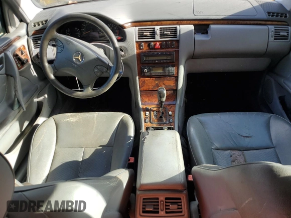 2001 Mercedes-Benz E-Class with VIN WDBJF65J91B272218, listed as a Copart auction lot 79245594 with 223,021 mi miles and Salvage Title. Bid and sale history available at carsss.com. Image 8.