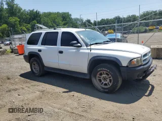 2003 Dodge Durango Sport with VIN 1D4HS38N63F522358, listed as a Copart auction lot 62640305 with 258,304 mi miles and Salvage title. Bid and sale history available at DreamBid. Image 4.