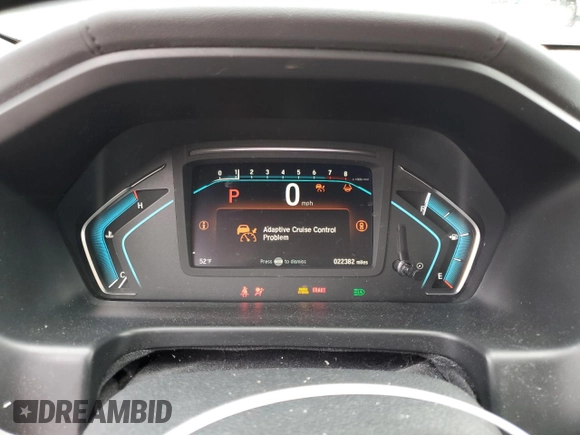 2024 Honda Odyssey EX-L with VIN 5FNRL6H66RB007026, listed as a Copart auction lot 51285525 with 22,382 mi miles and Salvage Title. Bid and sale history available at DreamBid. Image 9.