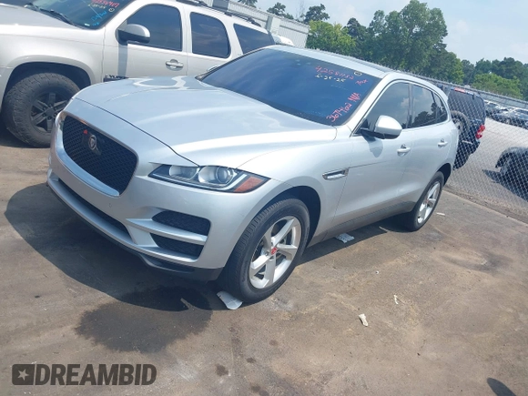 2019 Jaguar F-Pace 25t Premium z VIN SADCJ2FX2KA367462, wystawiony jako IAAI lot #42581132 z przebiegiem 98 706 mil mil oraz . Historia ofert i sprzedaży dostępna na DreamBid. Obrazek 2.