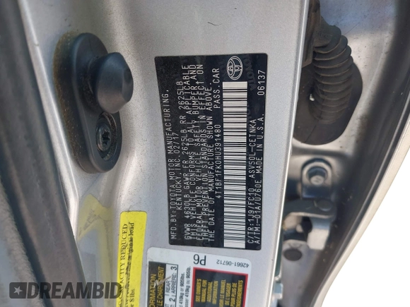 2017 Toyota Camry XLE z VIN 4T1BF1FK0HU391480, wystawiony jako IAAI lot #41775274 z przebiegiem 138 304 mil mil oraz . Historia ofert i sprzedaży dostępna na DreamBid. Obrazek 9.