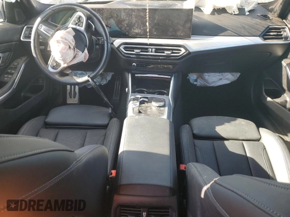 2024 BMW 3 Series M340i with VIN 3MW49FS09R8E05880, listed as a Copart auction lot 87534695 with 18,033 mi miles and Salvage Title. Bid and sale history available at carsss.com. Image 8.