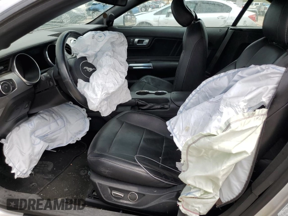 2018 Ford Mustang EcoBoost Premium with VIN 1FATP8UH4J5110910, listed as a Copart auction lot 67182883 with Not Provided miles and Salvage Title. Bid and sale history available at carsss.com. Image 7.