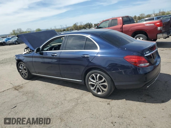 2018 Mercedes-Benz C 300 z VIN WDDWF4KBXJR314448, wystawiony jako Copart lot #53914345 z przebiegiem 107 990 mil mil oraz Szkoda całkowita • Salvage title. Historia ofert i sprzedaży dostępna na DreamBid. Obrazek 2.