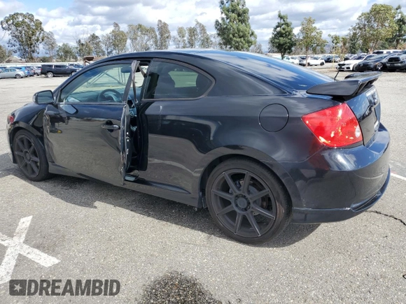 2005 Scion tC with VIN JTKDE167750037916, listed as a Copart auction lot 48958025 with 151,381 mi miles and Salvage Title. Bid and sale history available at carsss.com. Image 2.