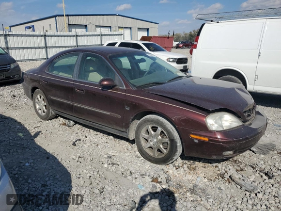 2001 Mercury Sable LS Premium with VIN 1MEFM55S11G607909, listed as a Copart auction lot 78529184 with 162,012 mi miles and Salvage Title. Bid and sale history available at DreamBid. Image 4.