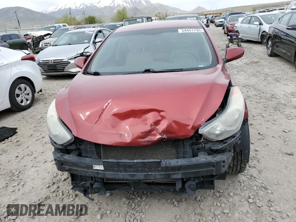 2013 Hyundai Elantra Limited with VIN 5NPDH4AE4DH347125, listed as a Copart auction lot 54441795 with 172,746 mi miles and Salvage Title. Bid and sale history available at DreamBid. Image 5.