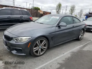 2014 BMW 4 Series 435i with VIN WBA3R1C5XEK190902, listed as a Copart auction lot 50799525 with 73,164 mi miles and Salvage Title. Bid and sale history available at carsss.com. Image 1.