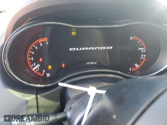 2017 Dodge Durango R/T with VIN 1C4SDJCT8HC691734, listed as a Copart auction lot 50655225 with 121,108 mi miles and Clean Title. Bid and sale history available at DreamBid. Image 9.