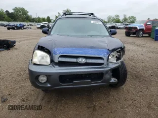 2005 Hyundai Santa Fe GLS with VIN KM8SC13D55U975111, listed as a Copart auction lot 57801515 with 126,220 mi miles and Salvage title. Bid and sale history available at DreamBid. Image 5.