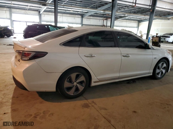2017 Hyundai Sonata Plug-In Hybrid with VIN KMHE14L26HA059904, listed as a Copart auction lot 55212384 with 49,836 mi miles and Salvage Title. Bid and sale history available at carsss.com. Image 3.