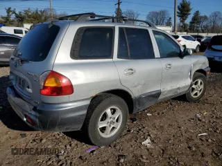 2004 Hyundai Santa Fe GLS with VIN KM8SC73D54U725708, listed as a Copart auction lot 46287865 with 56,032 mi miles and Clean Title. Bid and sale history available at carsss.com. Image 3.