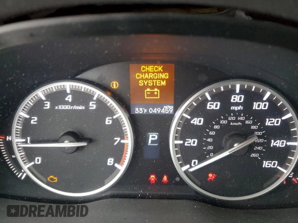 2017 Acura RDX with VIN 5J8TB3H39HL023215, listed as a Copart auction lot 41376155 with 49,459 mi miles and Salvage Title. Bid and sale history available at carsss.com. Image 9.