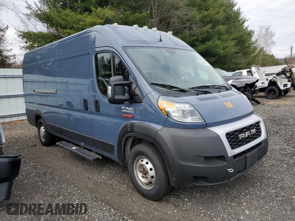 2020 Ram ProMaster Cargo with VIN 3C6URVJG5LE140466, listed as a Copart auction lot 51573585 with 51,213 mi miles and Clean Title. Bid and sale history available at carsss.com. Image 4.