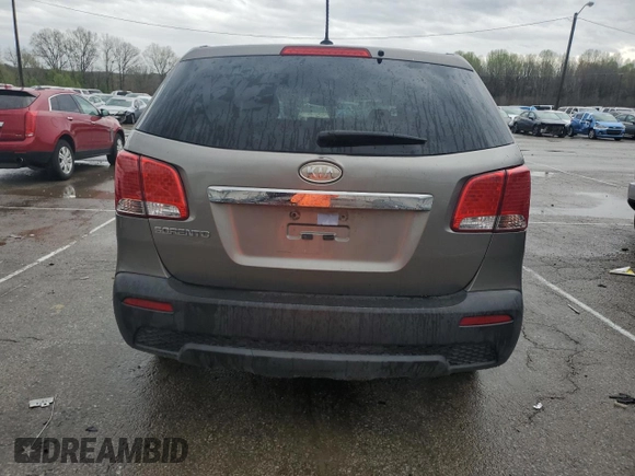 2012 Kia Sorento LX with VIN 5XYKT3A19CG282243, listed as a Copart auction lot 51784965 with 162,952 mi miles and Salvage Title. Bid and sale history available at DreamBid. Image 6.
