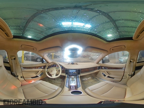 2014 Porsche Panamera 4S Executive with VIN WP0BB2A7XEL062022, listed as a Copart auction lot 52533055 with 66,192 mi miles and Salvage Title. Bid and sale history available at DreamBid. Image 14.