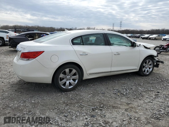 2010 Buick LaCrosse CXS with VIN 1G4GE5EV2AF173837, listed as a Copart auction lot 66584224 with Not Provided miles and Salvage Title. Bid and sale history available at DreamBid. Image 3.