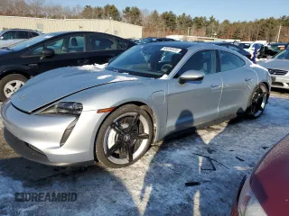 2022 Porsche Taycan 4S with VIN WP0AB2Y19NSA43970, listed as a Copart auction lot 89259535 with 11,423 mi miles and Salvage Title. Bid and sale history available at DreamBid. Image 1.