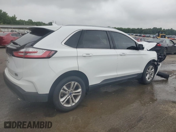 2020 Ford Edge SEL with VIN 2FMPK3J97LBB01445, listed as a Copart auction lot 58357755 with 91,892 mi miles and Salvage title. Bid and sale history available at DreamBid. Image 3.