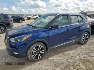 2018 Nissan Kicks SV with VIN 3N1CP5CUXJL534957, listed as a Copart auction lot 62429845 with 29,096 mi miles and Salvage title. Bid and sale history available at DreamBid. Image 1.